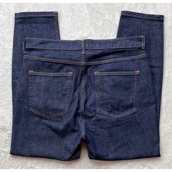 EVERLANE Ankle High Rise Skinny Jean in Dark Indigo, Size 32 - Picture 14 of 16